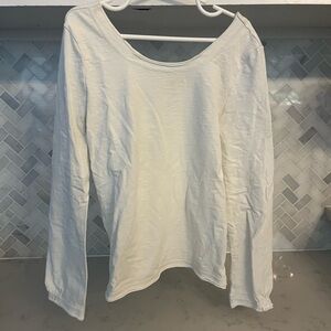 Girls White Matilda Jane Long-Sleeve Top
